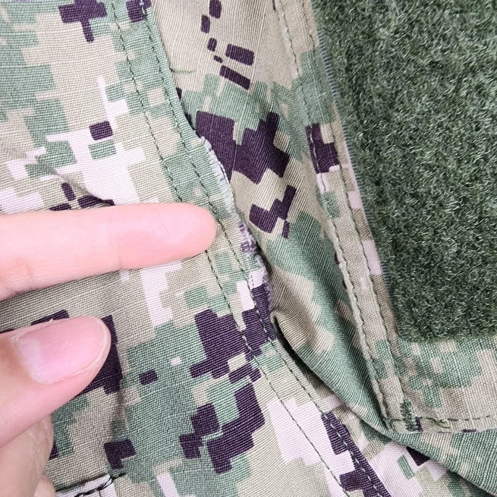 U.S Navy Blouse Medium Reg Working Uniform Type III NWU Seals Military Camo READ
